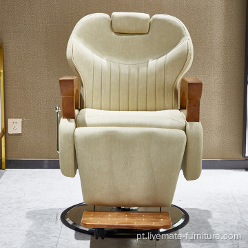 Cadeiras de barbeiro de couro de esponja de salão
